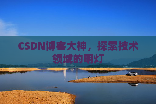 CSDN博客大神，探索技术领域的明灯